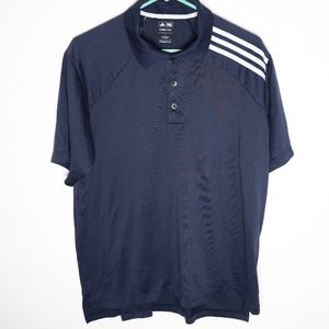 Adidas Men's Golf Polo Clima Cool Large L Blue